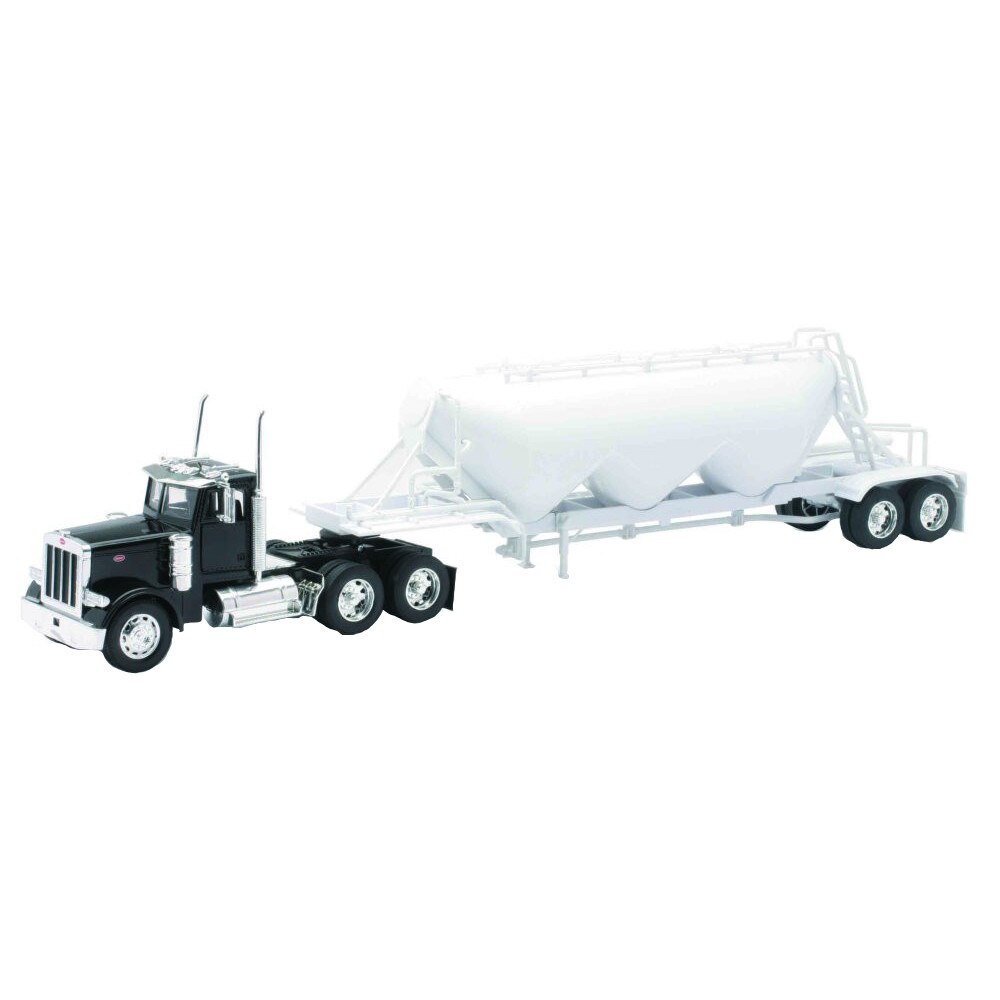 Camion diecast Peterbilt 379 cu trailer pt marfa vrac, 1:32